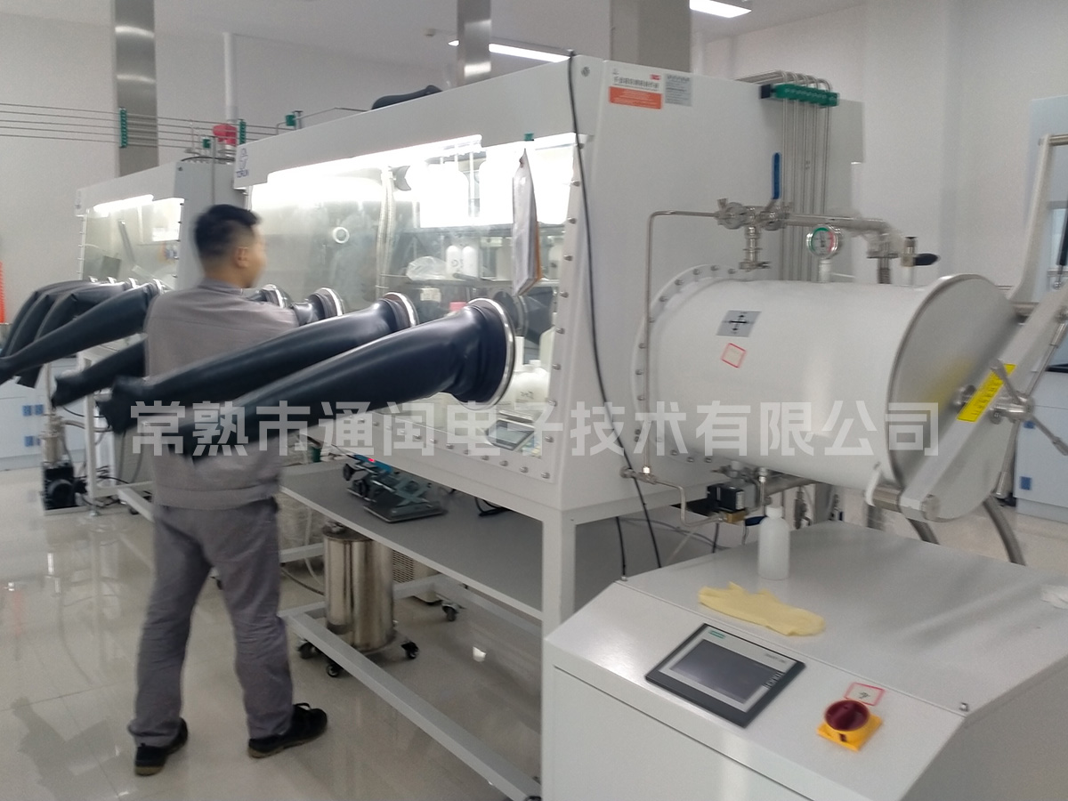 Customized case of glove box for laboratory of a well-known electrolyte leading enterprise in China
